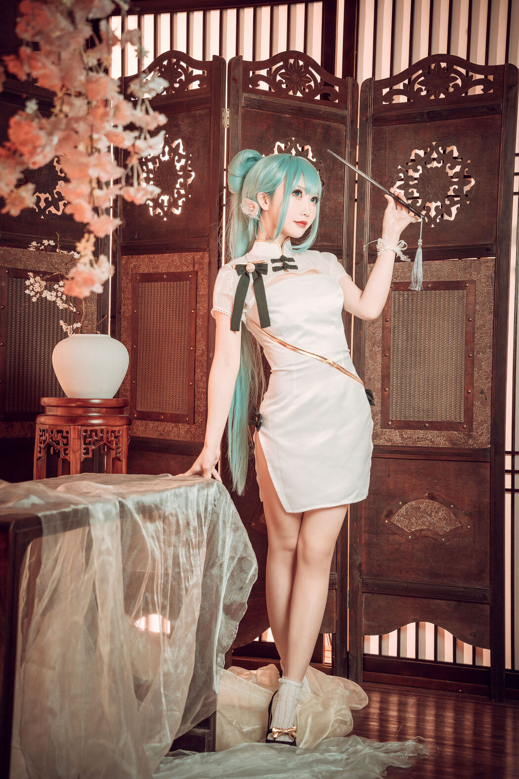 [COS Welfare] Cute and Popular Coser Noodle Fairy - Hatsune Cheongsam