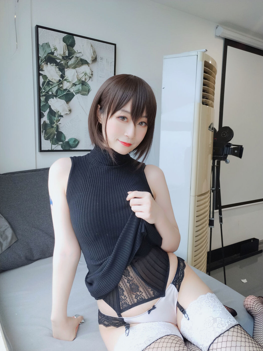 COSER Silver 81 "Black Bag Hip Skirt" [COSPLAY Girl]
