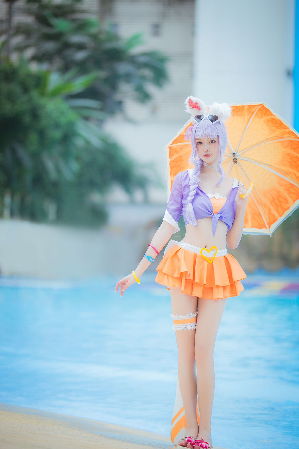 Coser Qi Guer MIKI "King of Glory, Gongsun Li Tangerine Summer" Cover Photo