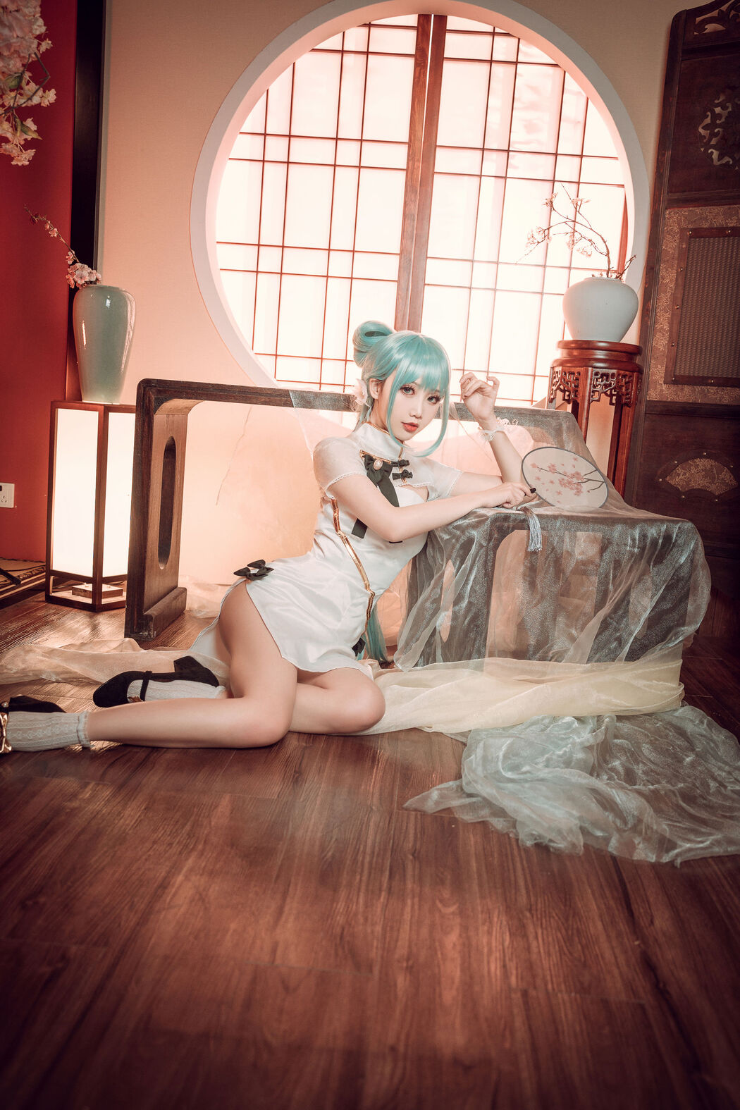 [COS Welfare] Cute and Popular Coser Noodle Fairy - Hatsune Cheongsam