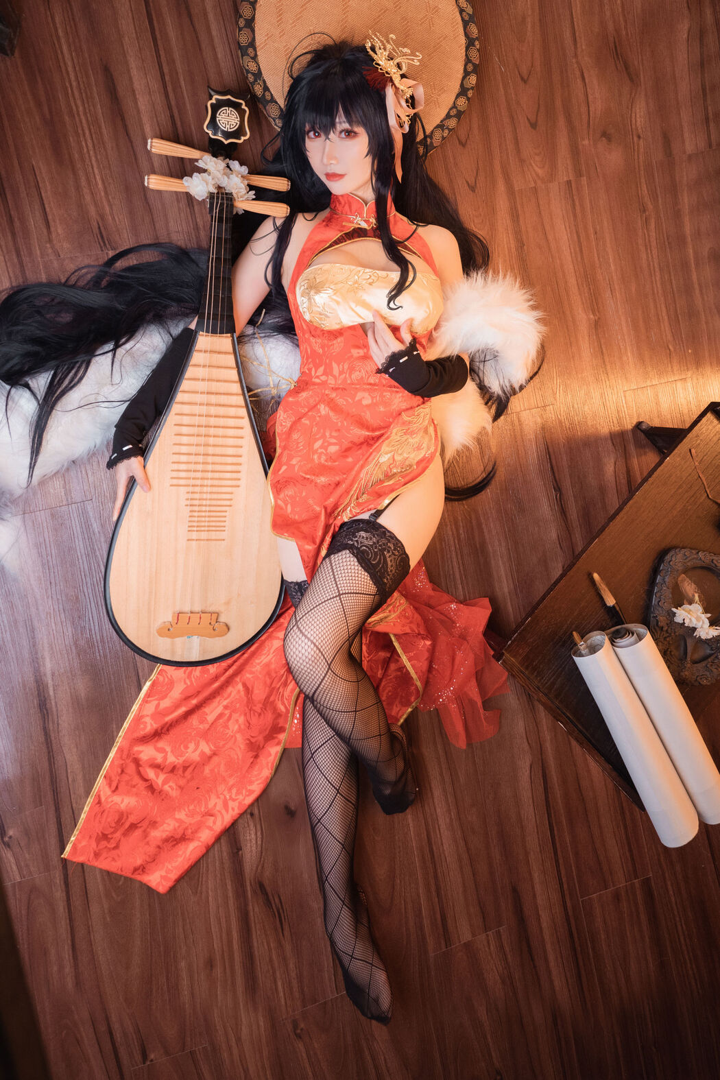 [COS Welfare] Cute and Popular Coser Noodle Fairy - Dafeng Cheongsam