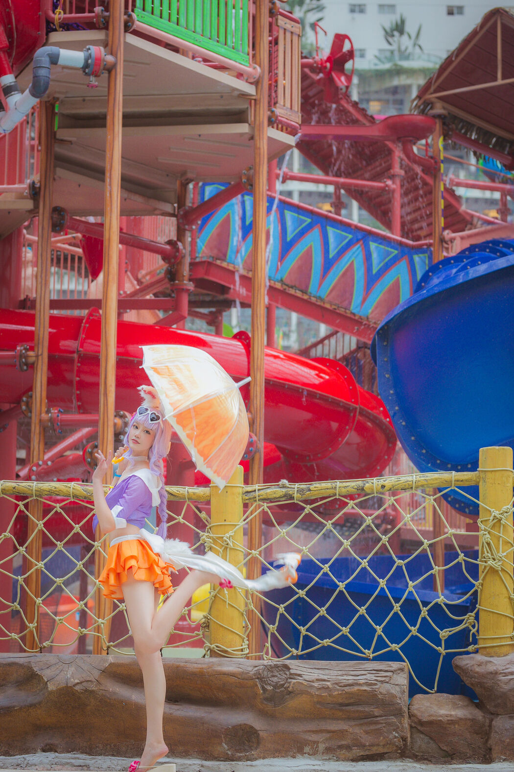 Coser Qi Guer MIKI "King of Glory, Gongsun Li Tangerine Summer"