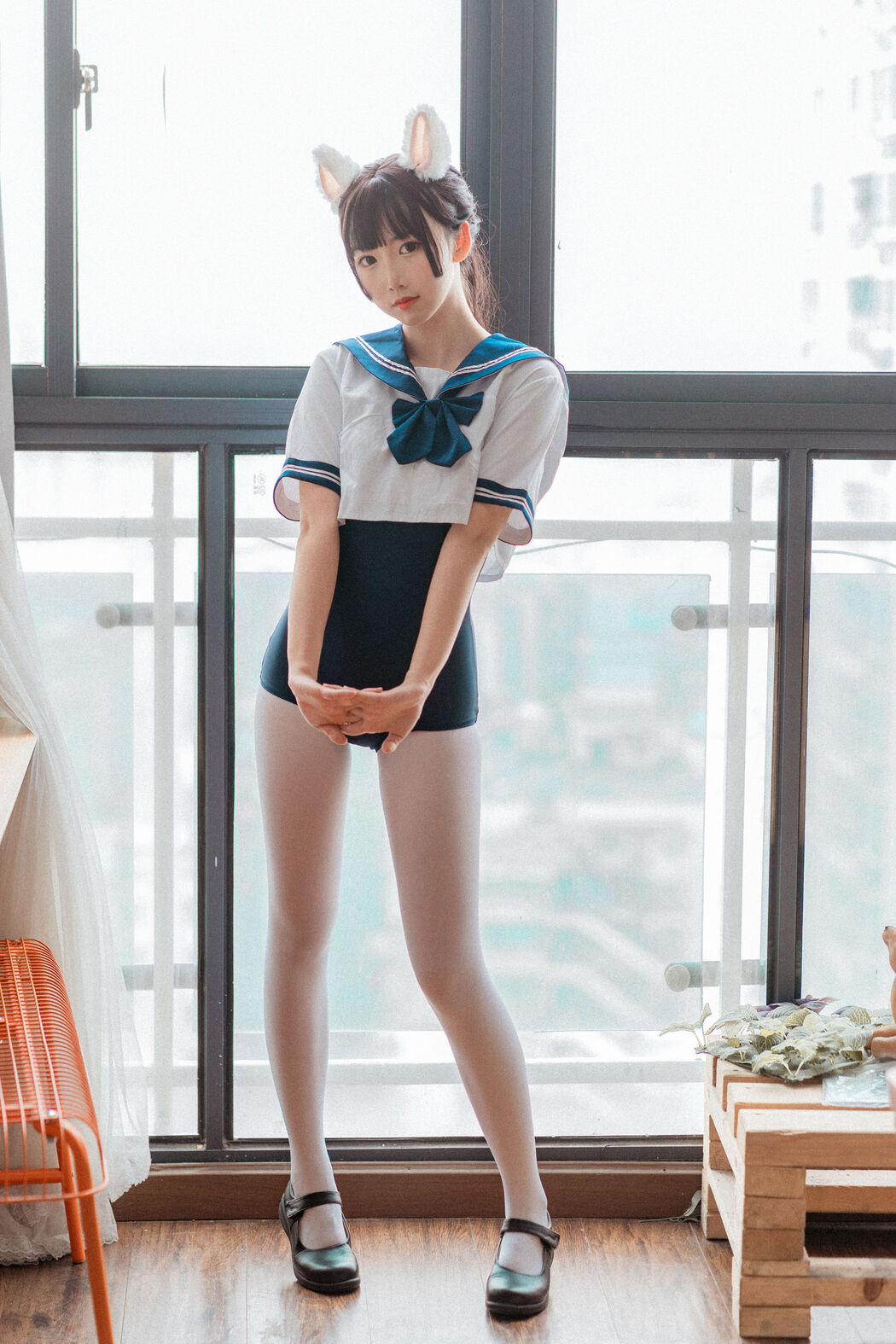 [COS Welfare] Cute and popular Coser Noodle Fairy - Sailor Suit Dead Pool Water