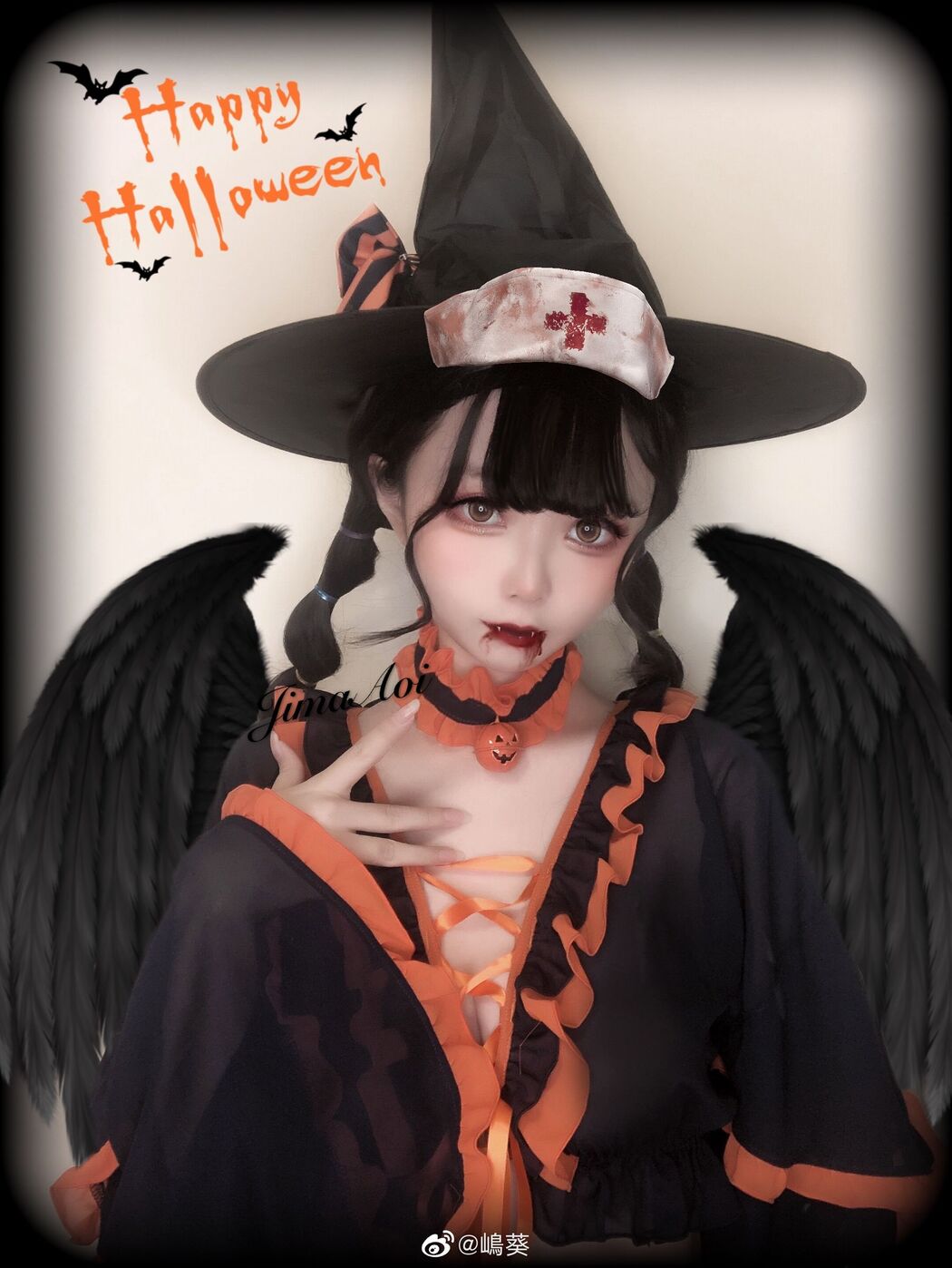 Weibo Coser Shima Aoi "Halloween Little Devil"