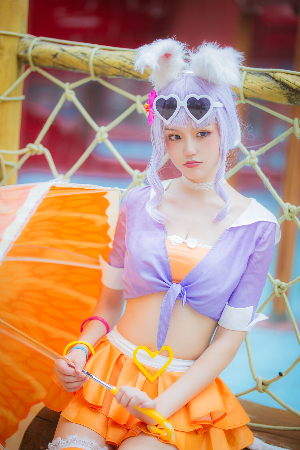 Coser Qi Guer MIKI "King of Glory, Gongsun Li Tangerine Summer"