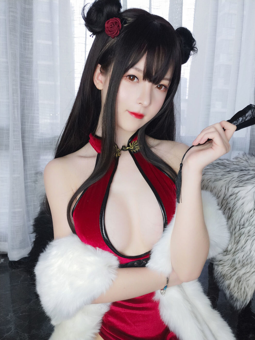 [网红Coser] Yi Xiaoyangze "Crescent Moon Red Rose"