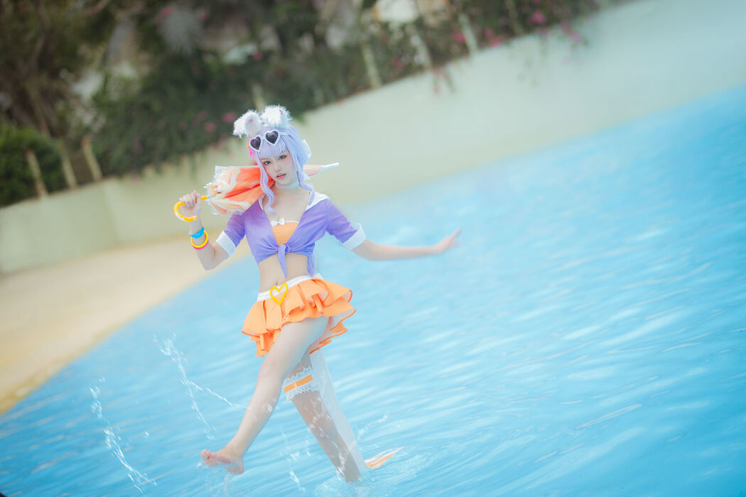 Coser Qi Guer MIKI "King of Glory, Gongsun Li Tangerine Summer"