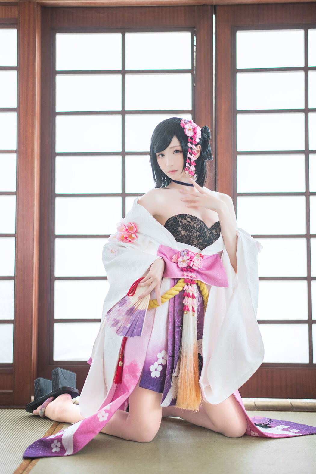 [COS Welfare] Long Legs Coser Qingqingzi Js - Town Magic Song Ye Ying + Tamamo Front