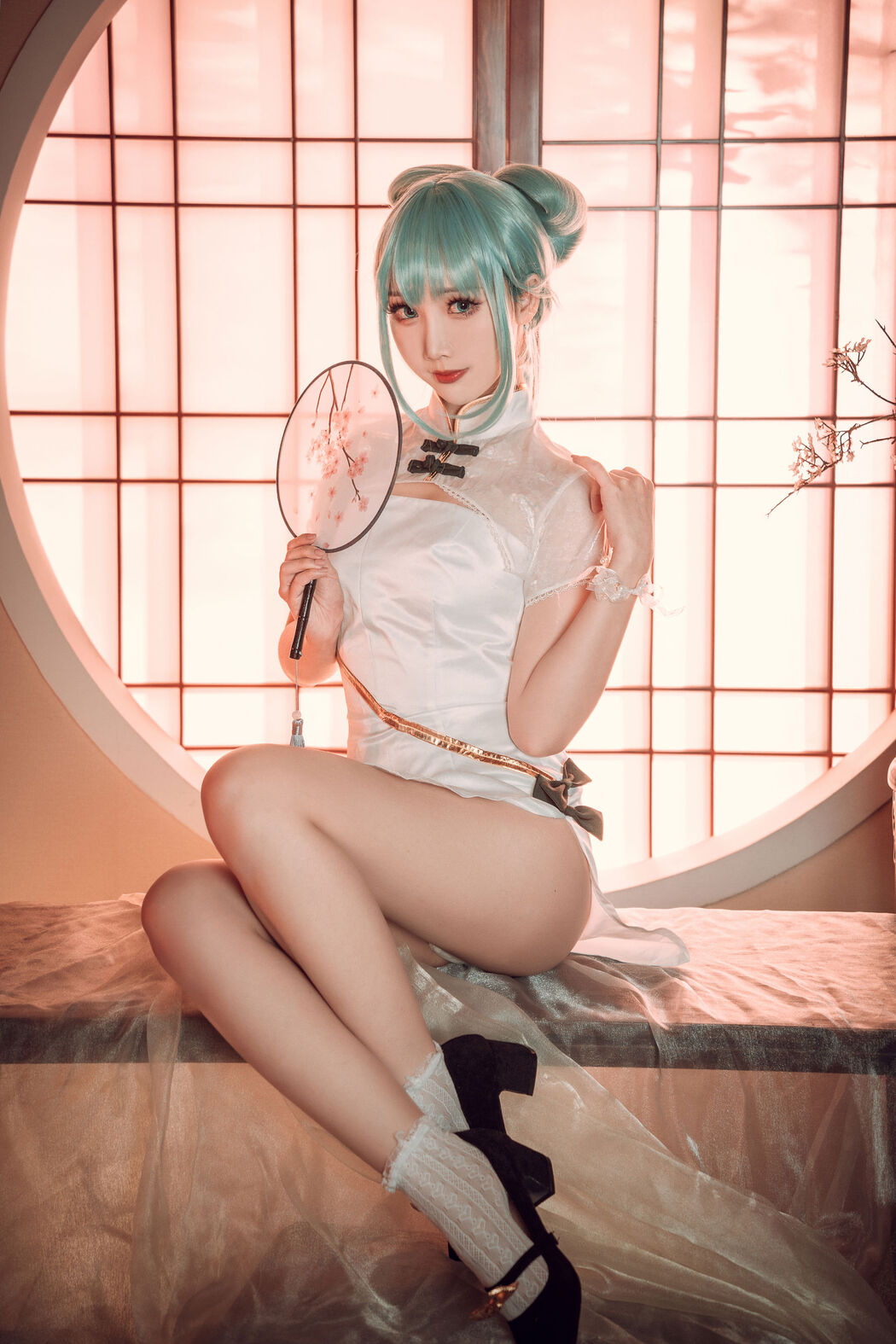 [COS Welfare] Cute and Popular Coser Noodle Fairy - Hatsune Cheongsam