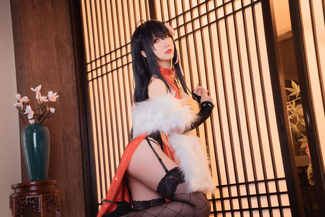 [COS Welfare] Cute and Popular Coser Noodle Fairy - Dafeng Cheongsam