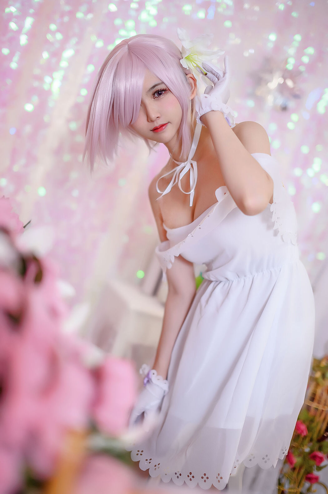 Popular Coser Eel Fei Er "Ma Xiu White Dress"