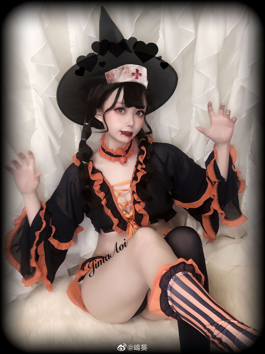 Weibo Coser Shima Aoi "Halloween Little Devil"