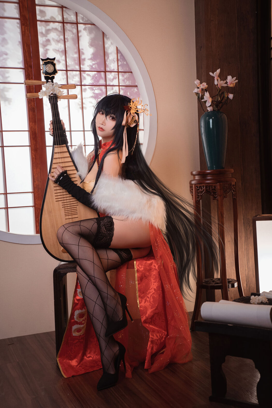 [COS Welfare] Cute and Popular Coser Noodle Fairy - Dafeng Cheongsam