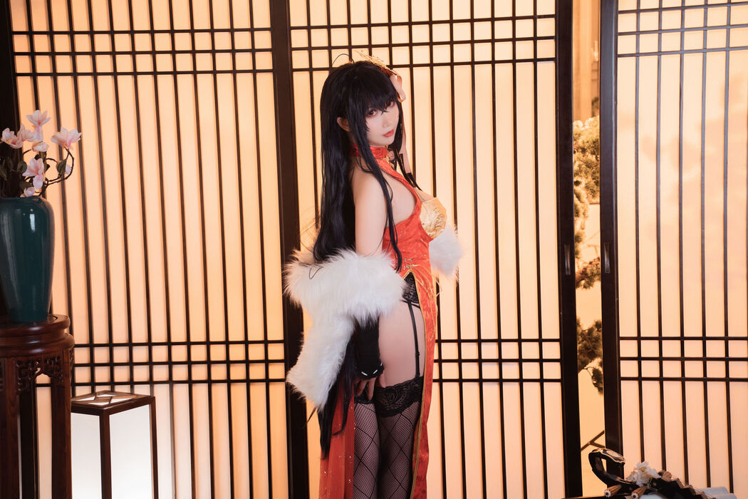[COS Welfare] Cute and Popular Coser Noodle Fairy - Dafeng Cheongsam