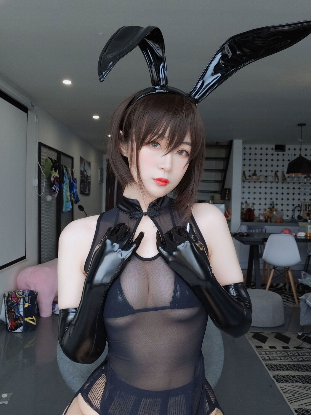 COSER Silver 81 "Transparent Cheongsam" [COSPLAY Girl]