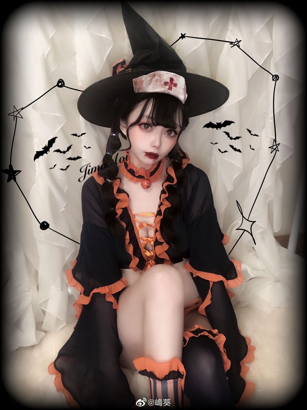 Weibo Coser Shima Aoi "Halloween Little Devil"
