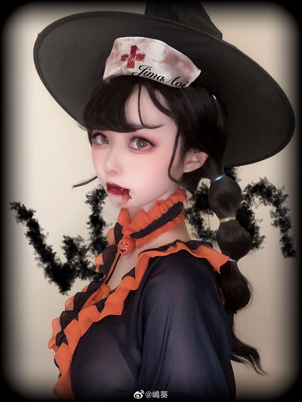 Weibo Coser Shima Aoi "Halloween Little Devil"