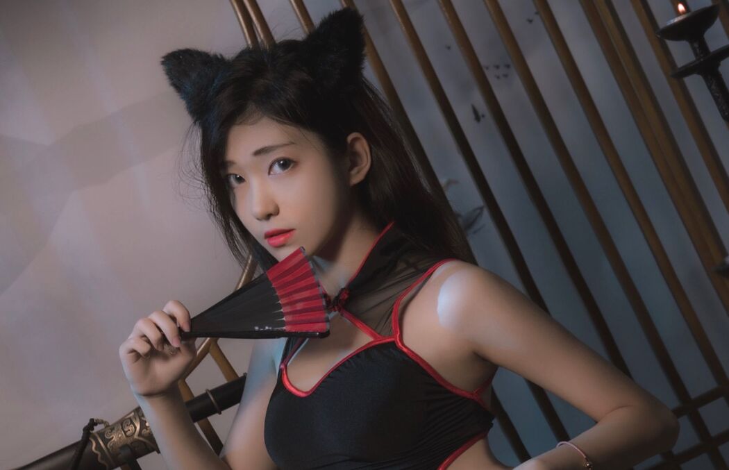[网红Coser] Nantao Momoko "Black Cheongsam"