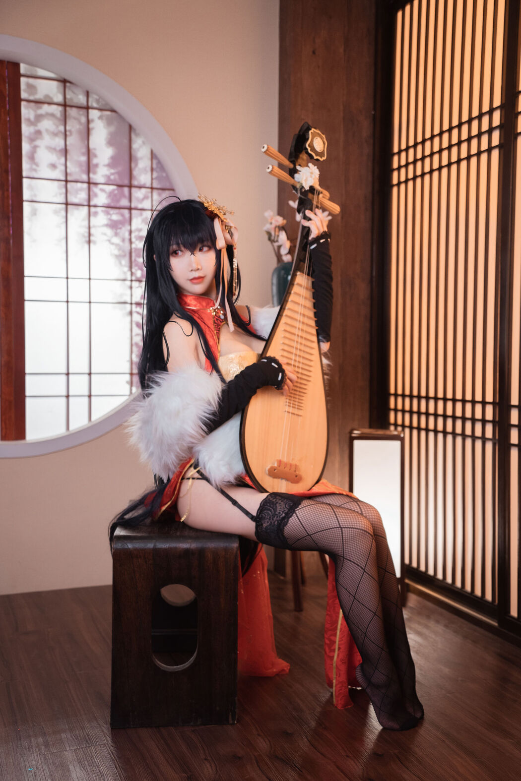 [COS Welfare] Cute and Popular Coser Noodle Fairy - Dafeng Cheongsam