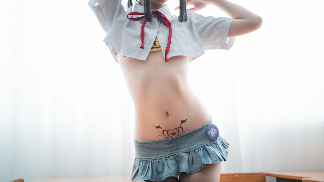 [COS Welfare] Cute and Popular Coser Noodle Fairy - Short School Uniform Tape