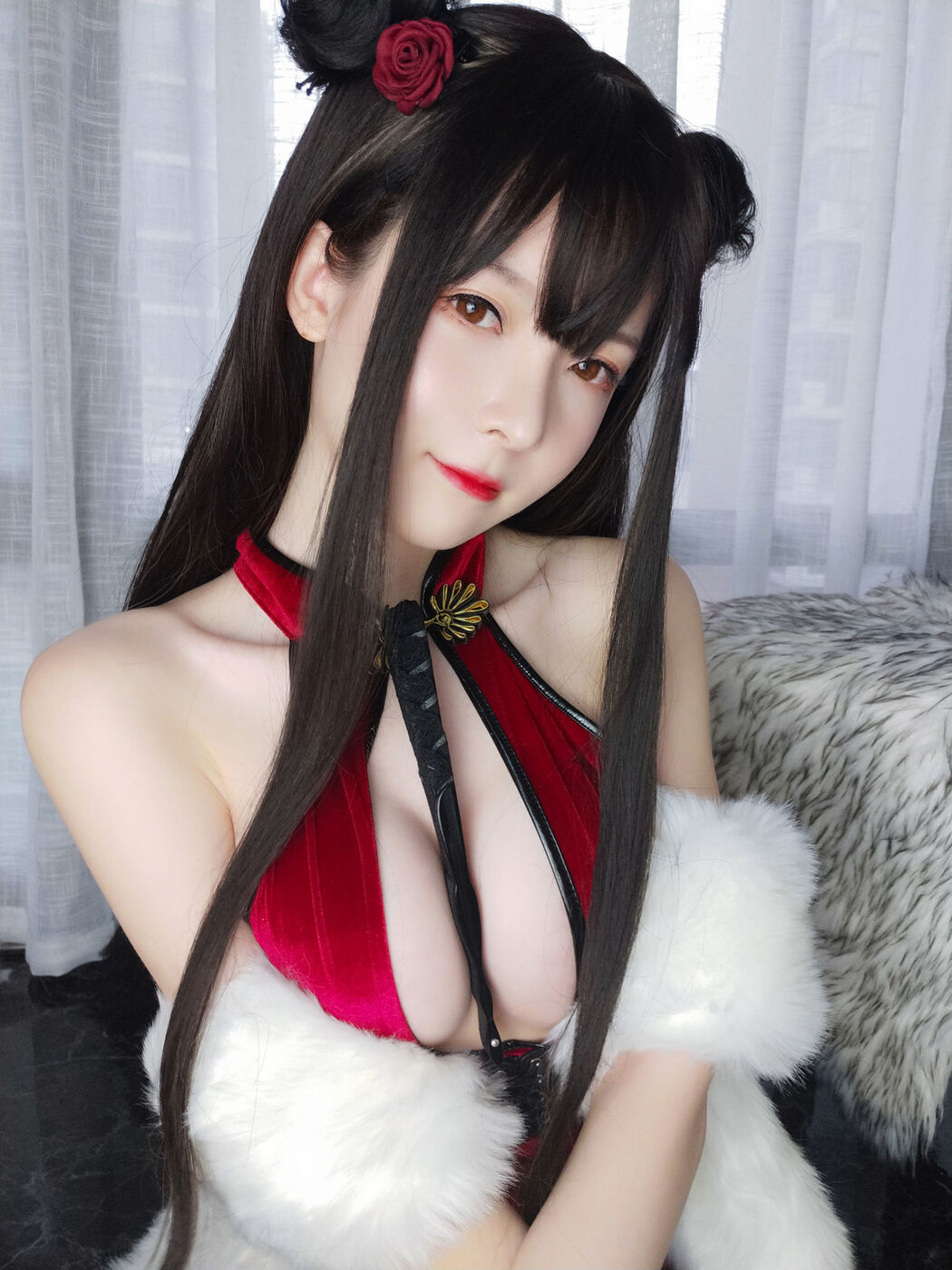[网红Coser] Yi Xiaoyangze "Crescent Moon Red Rose"