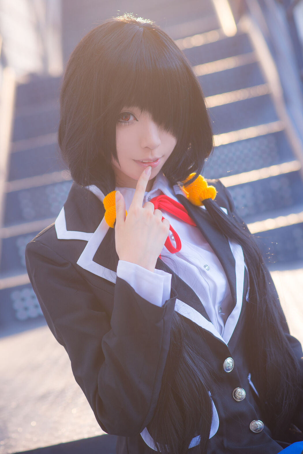 [COS Welfare] Long Legs Coser Qingqingzi Js - Crazy Three School Uniforms