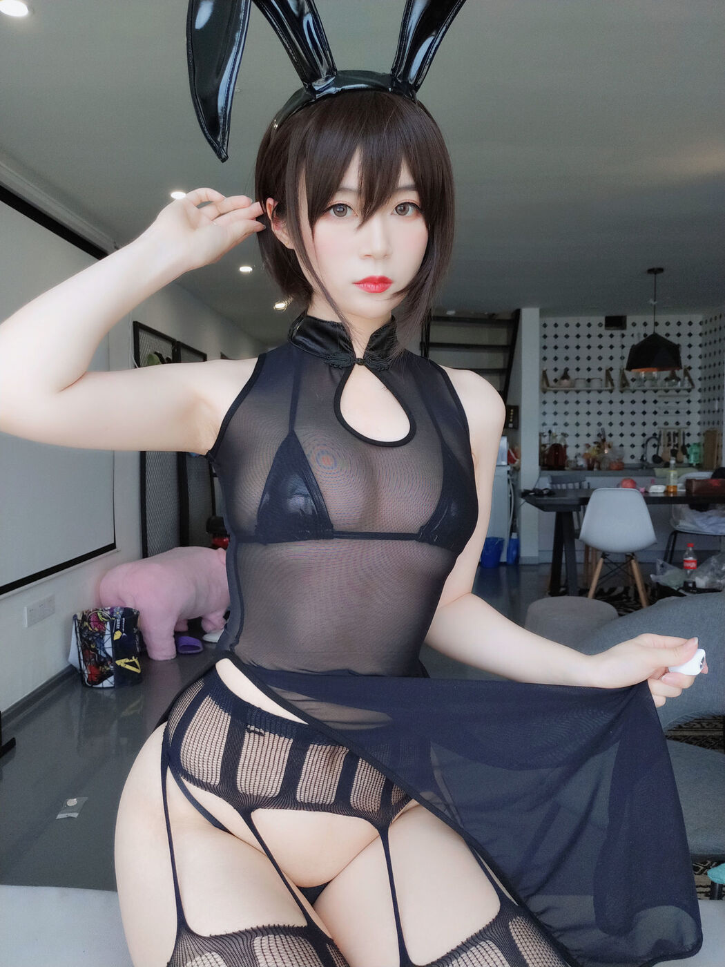 COSER Silver 81 "Transparent Cheongsam" [COSPLAY Girl]