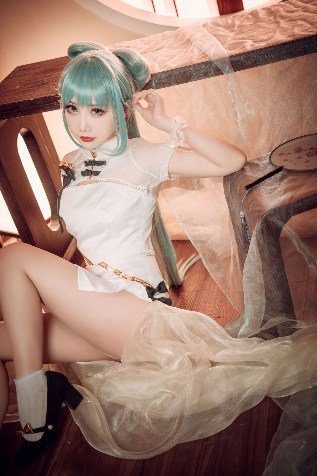 [COS Welfare] Cute and Popular Coser Noodle Fairy - Hatsune Cheongsam