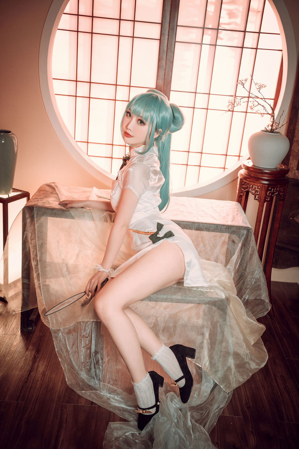 [COS Welfare] Cute and Popular Coser Noodle Fairy - Hatsune Cheongsam Cover Photo