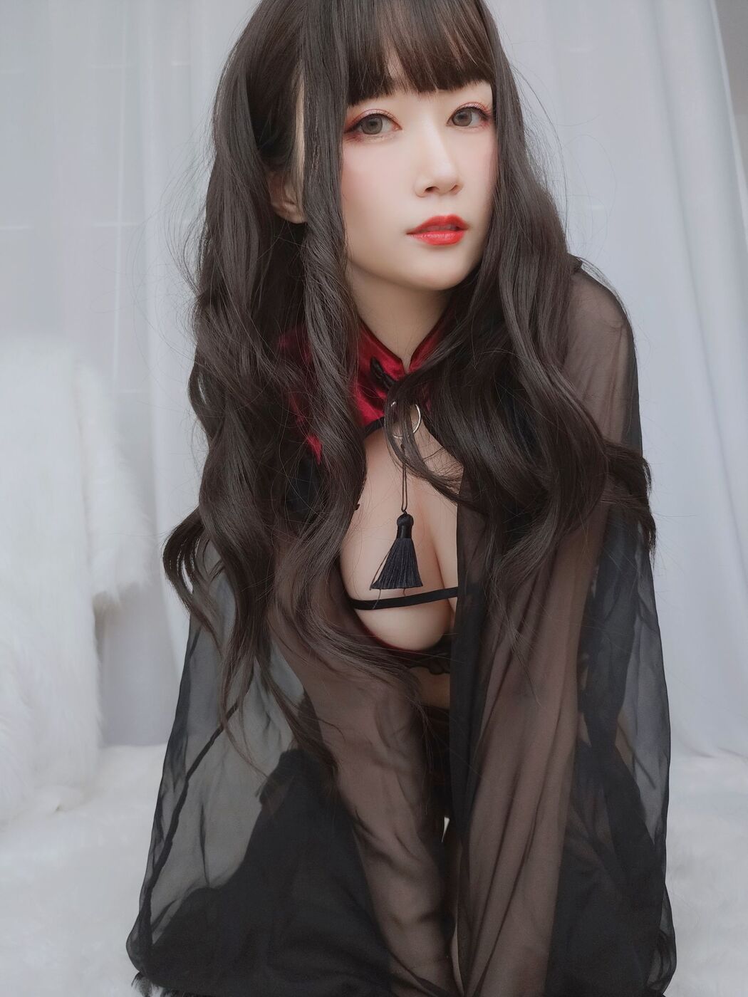 [COS Welfare] Miss Coser Baiyin - Red Velvet Cheongsam