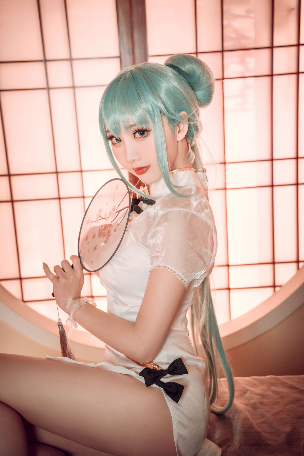 [COS Welfare] Cute and Popular Coser Noodle Fairy - Hatsune Cheongsam