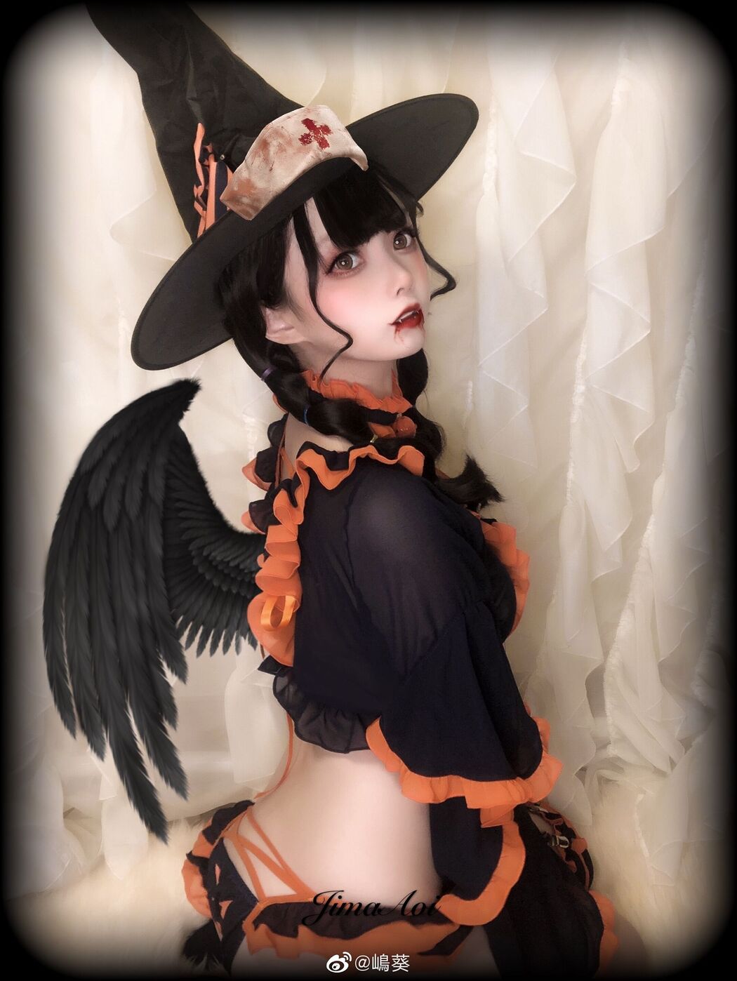 Weibo Coser Shima Aoi "Halloween Little Devil"