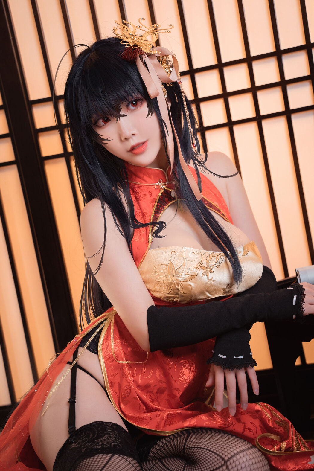 [COS Welfare] Cute and Popular Coser Noodle Fairy - Dafeng Cheongsam