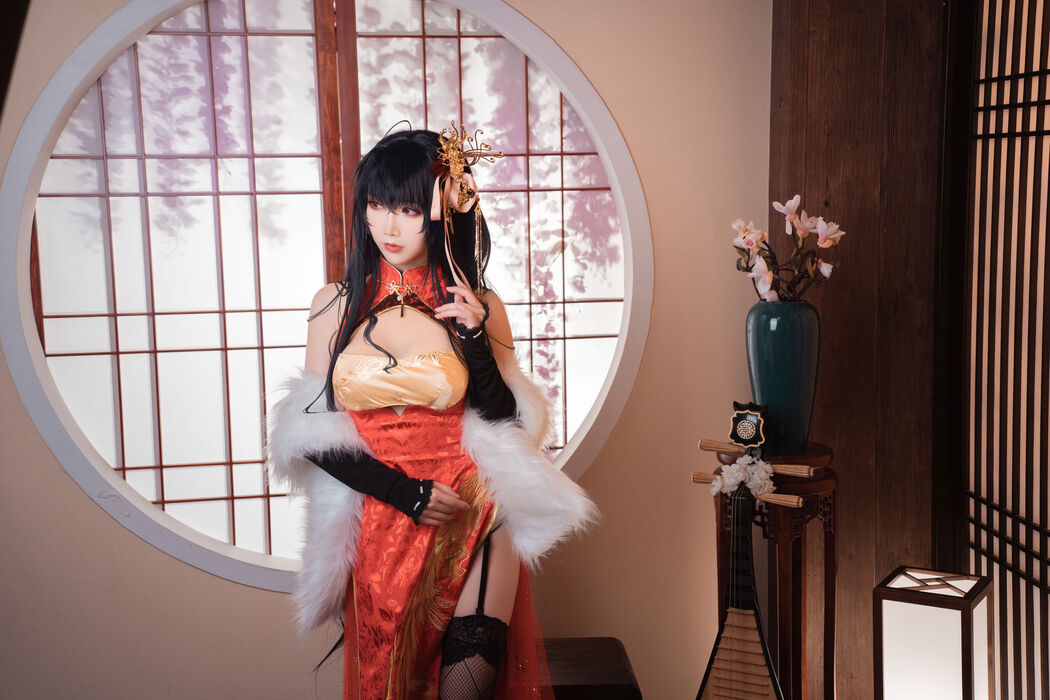 [COS Welfare] Cute and Popular Coser Noodle Fairy - Dafeng Cheongsam
