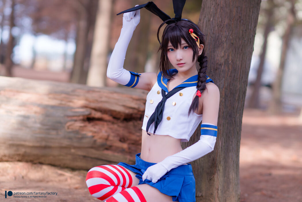 COSER Xiaoding "JK Uniform + Sailor Bunny Outside Shooting" [Fantasy Factory]