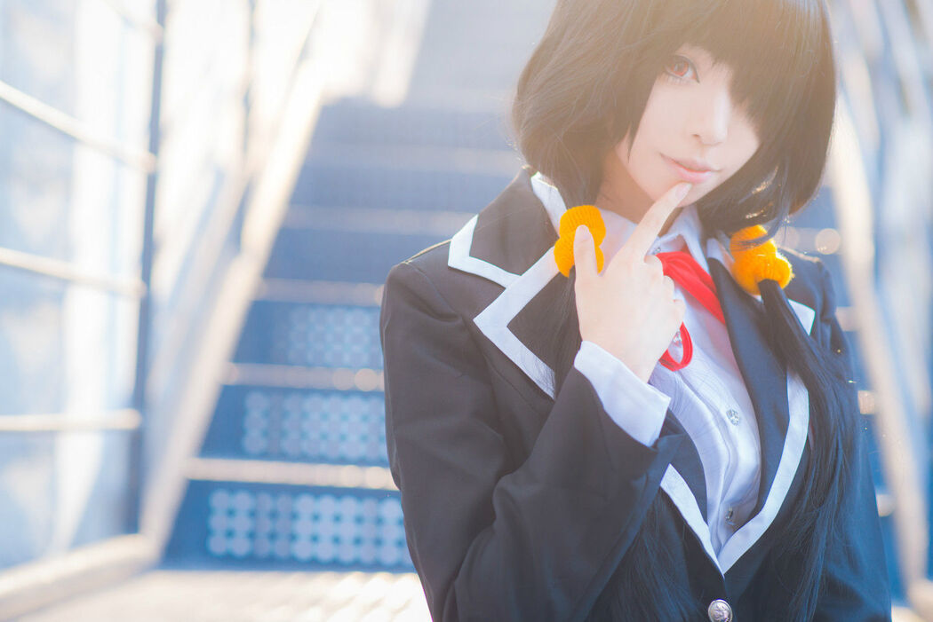 [COS Welfare] Long Legs Coser Qingqingzi Js - Crazy Three School Uniforms