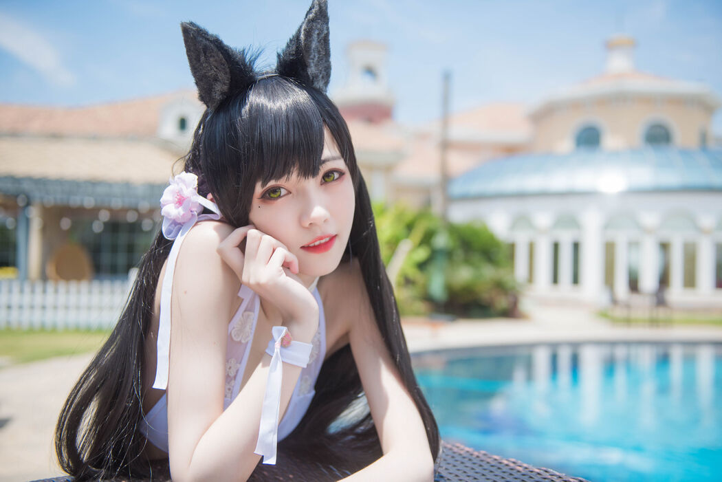 COSER your negative Qing "Atago Swimsuit" [COSPLAY benefits]