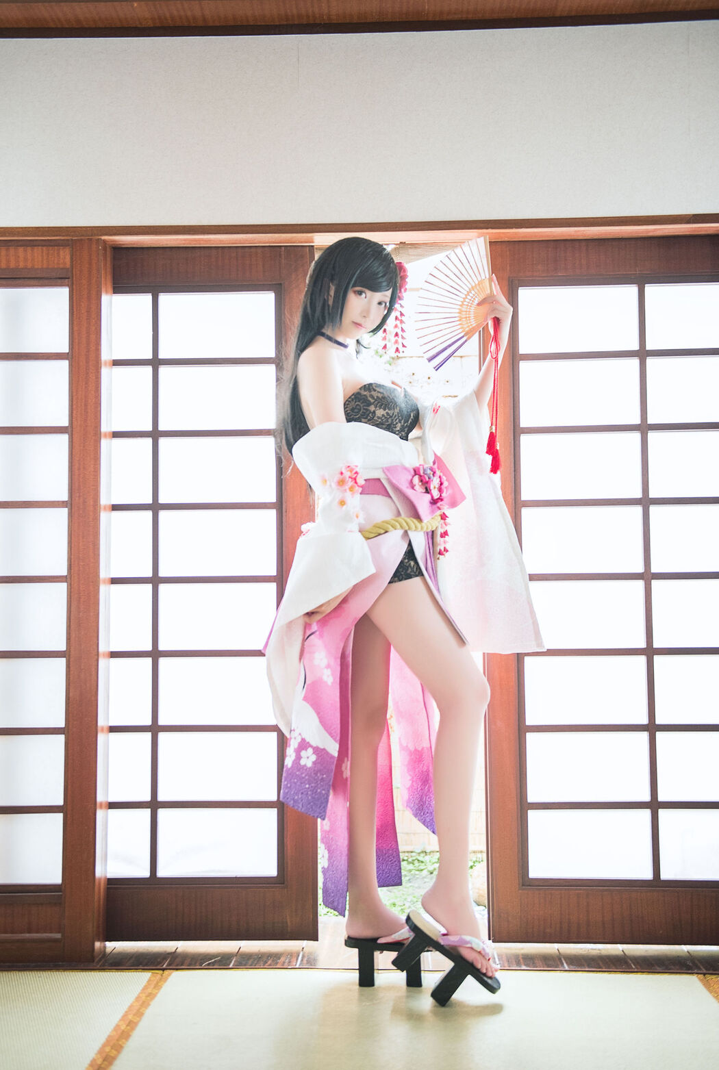 [COS Welfare] Long Legs Coser Qingqingzi Js - Town Magic Song Ye Ying + Tamamo Front Cover Photo