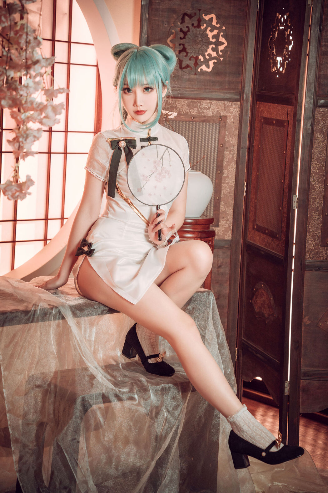 [COS Welfare] Cute and Popular Coser Noodle Fairy - Hatsune Cheongsam