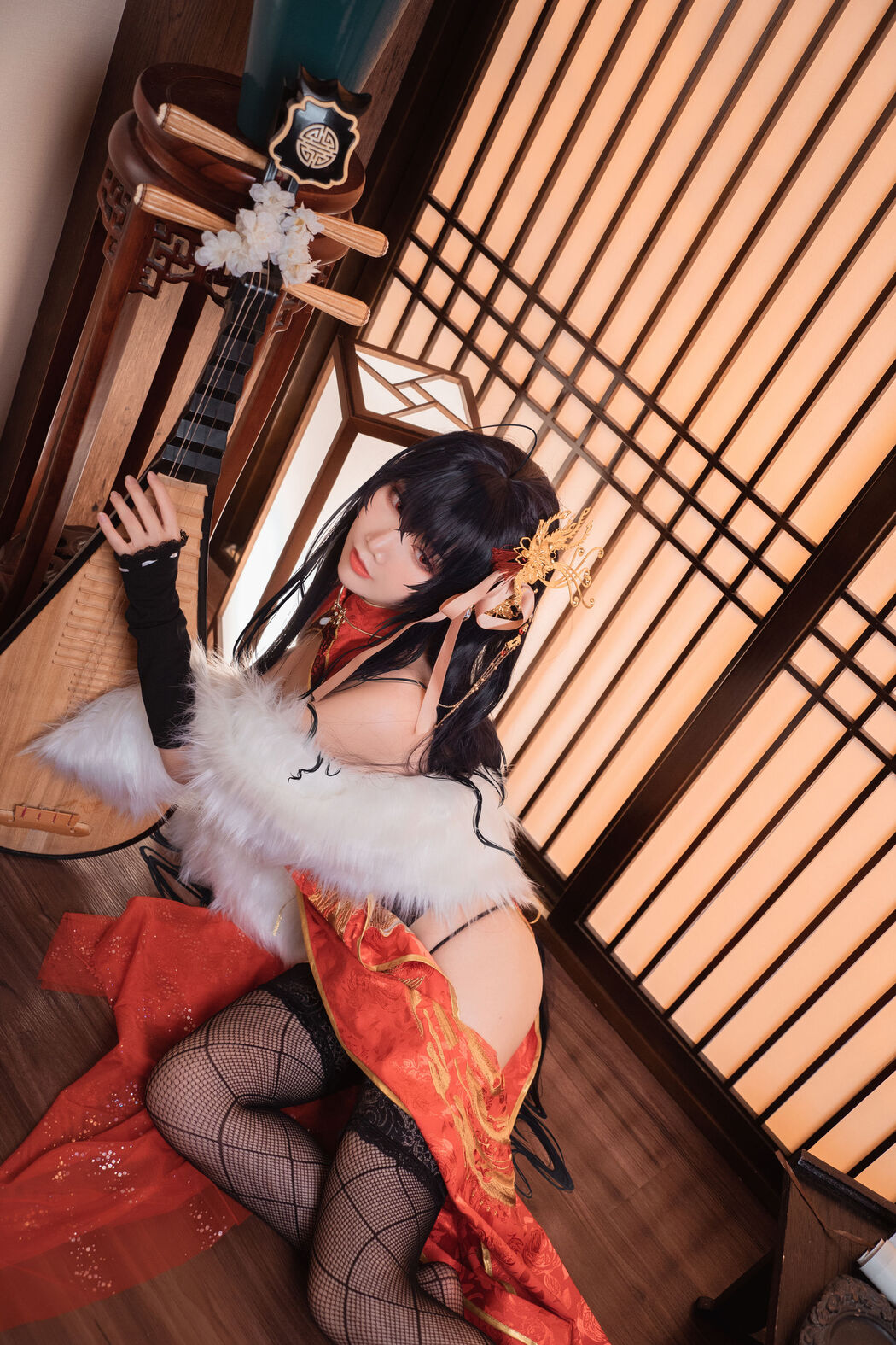 [COS Welfare] Cute and Popular Coser Noodle Fairy - Dafeng Cheongsam