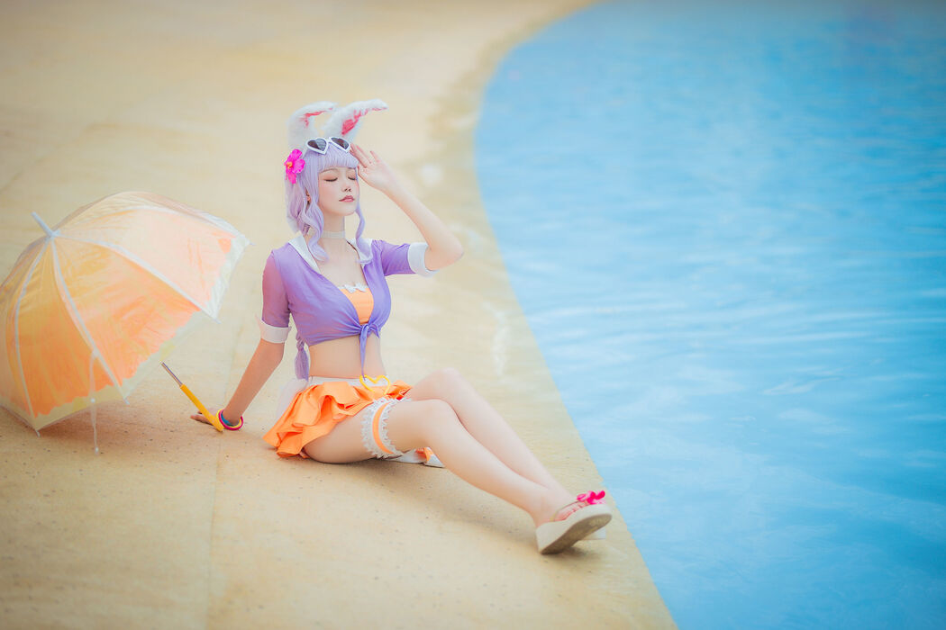 Coser Qi Guer MIKI "King of Glory, Gongsun Li Tangerine Summer"