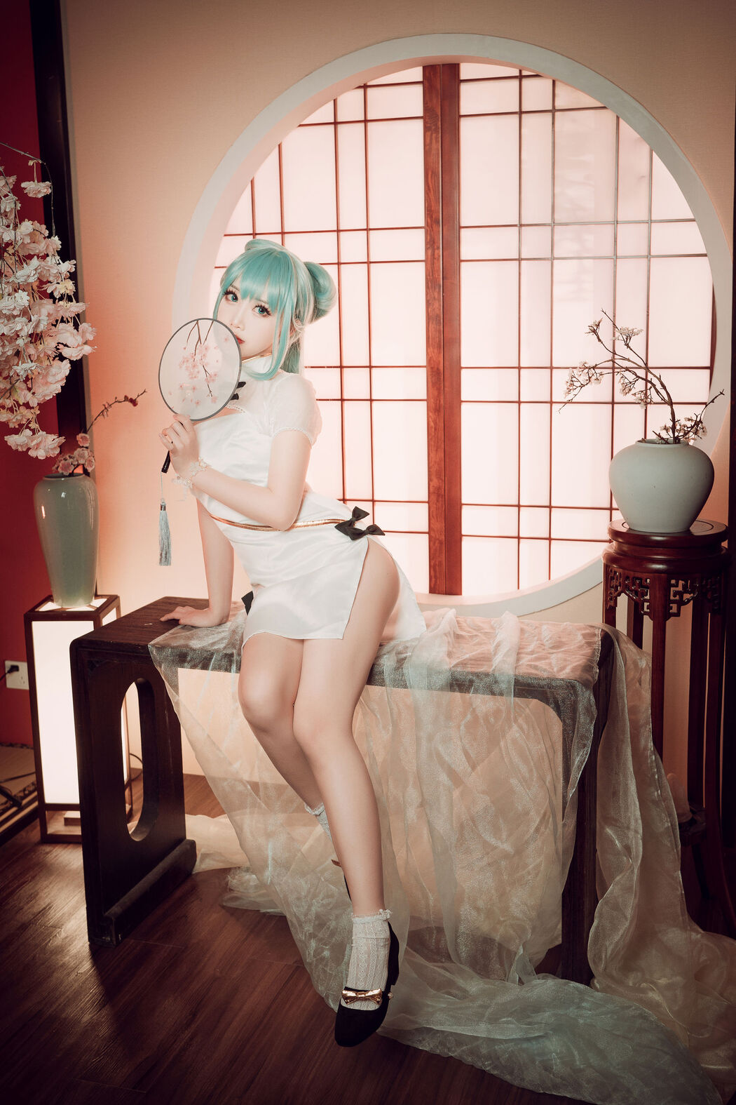 [COS Welfare] Cute and Popular Coser Noodle Fairy - Hatsune Cheongsam