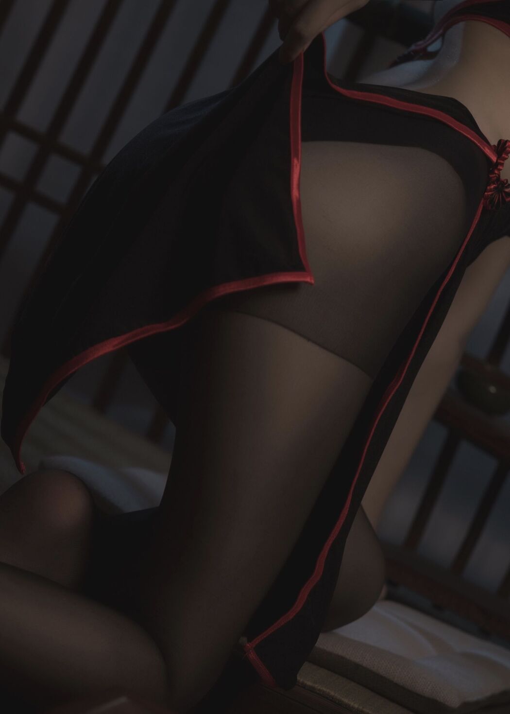 [网红Coser] Nantao Momoko "Black Cheongsam"