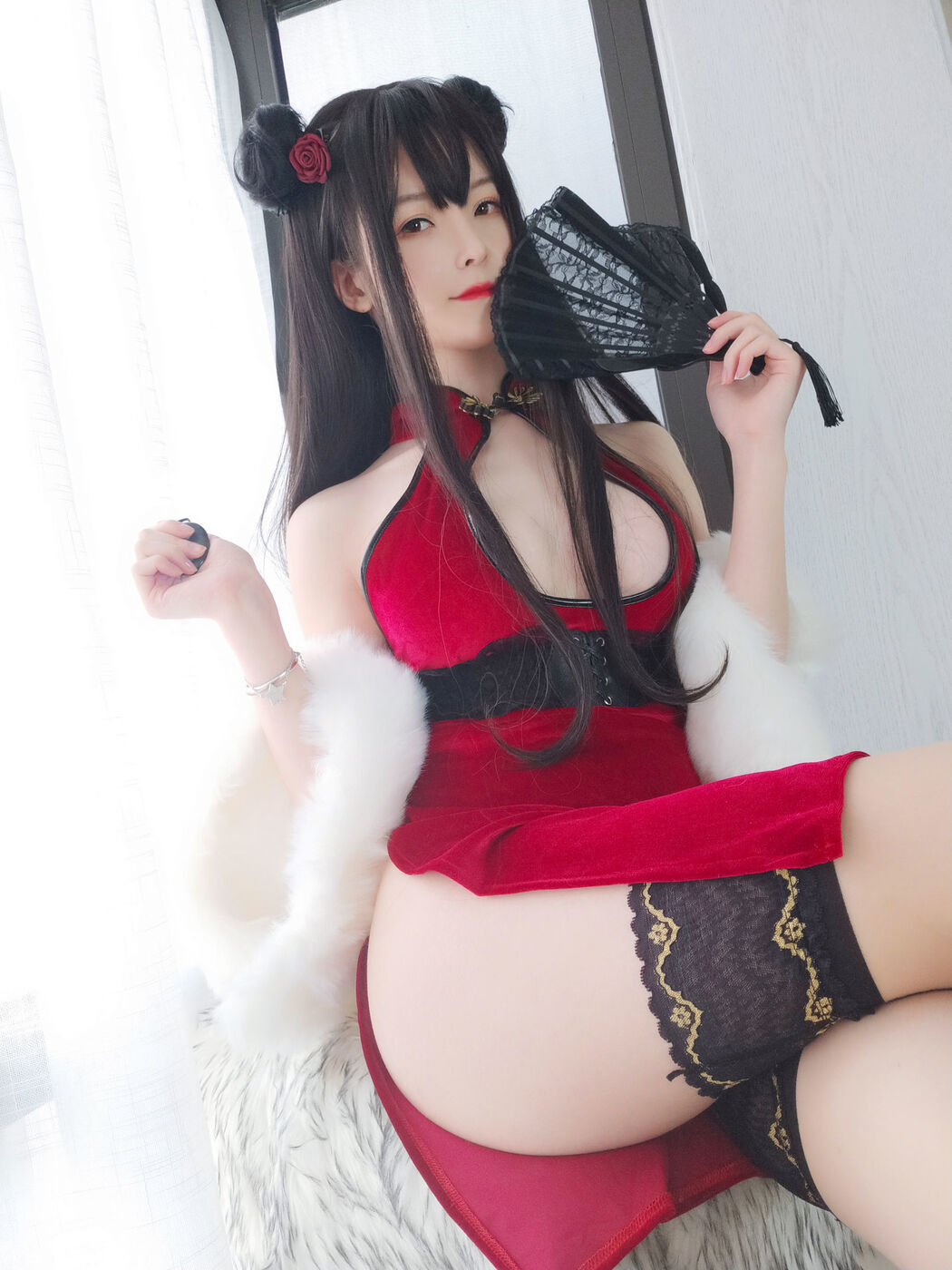 [网红Coser] Yi Xiaoyangze "Crescent Moon Red Rose"