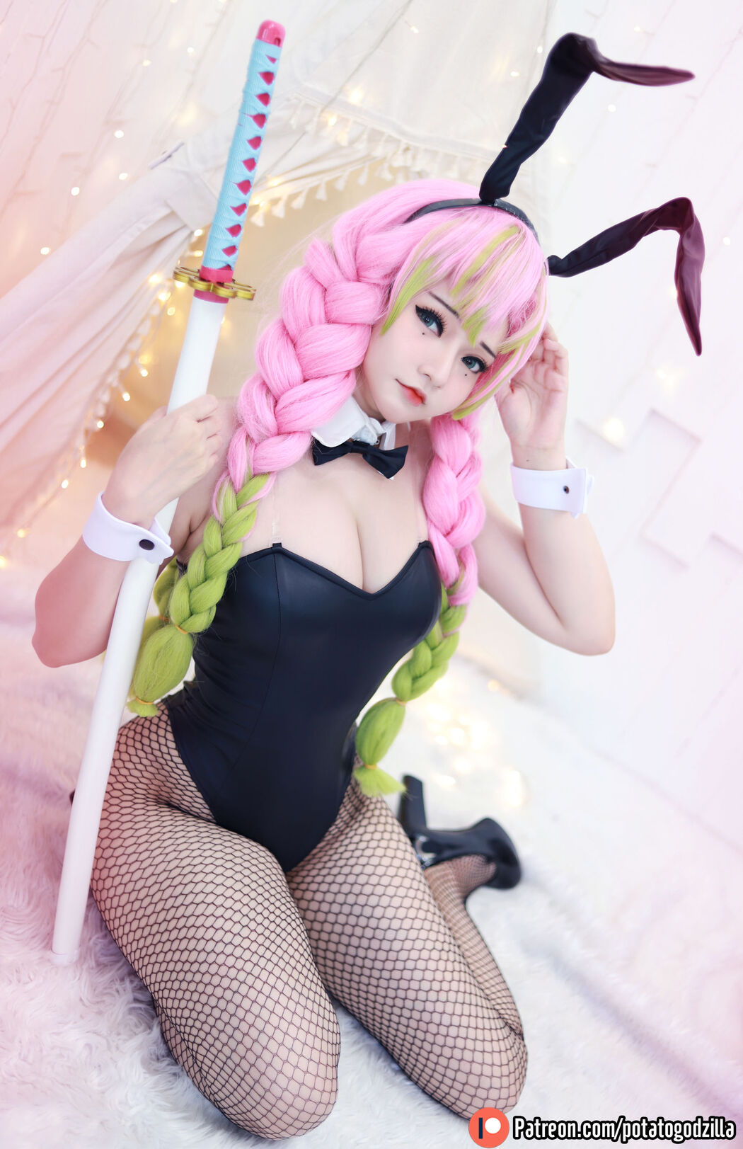 [COS Welfare] Miss Coser Potato Godzilla - Mitsuri Kanroji