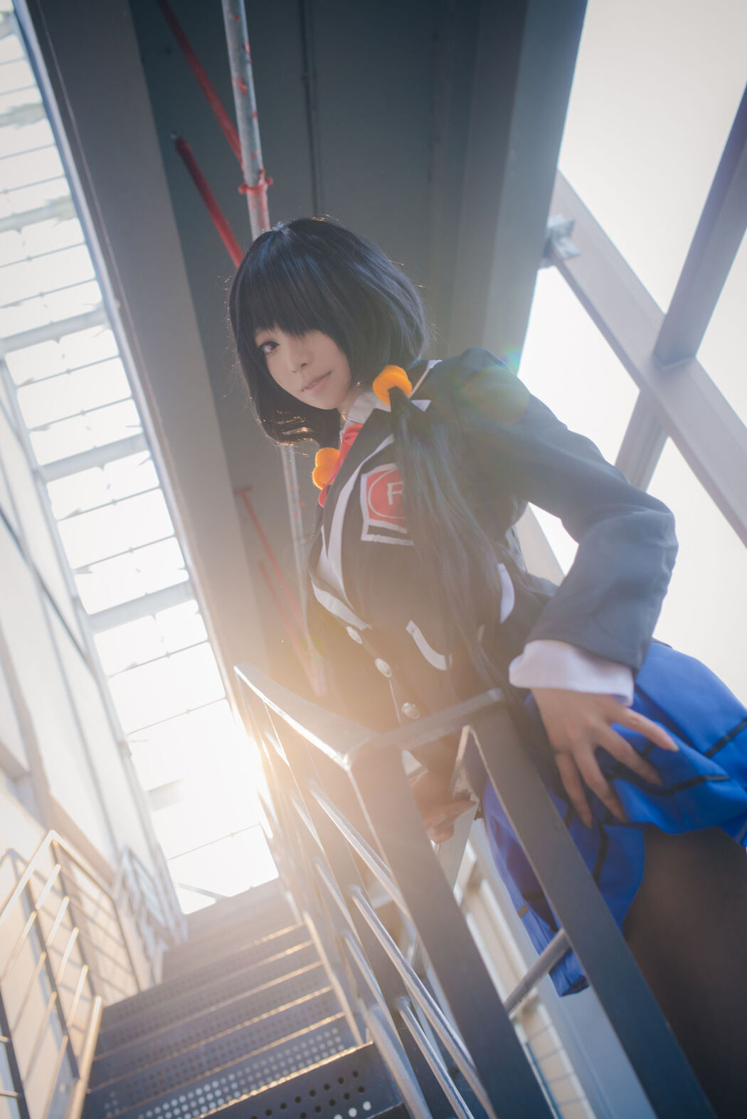 [COS Welfare] Long Legs Coser Qingqingzi Js - Crazy Three School Uniforms