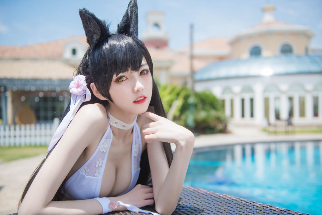 COSER your negative Qing "Atago Swimsuit" [COSPLAY benefits]