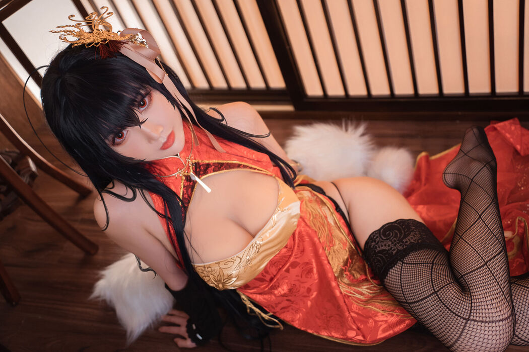 [COS Welfare] Cute and Popular Coser Noodle Fairy - Dafeng Cheongsam