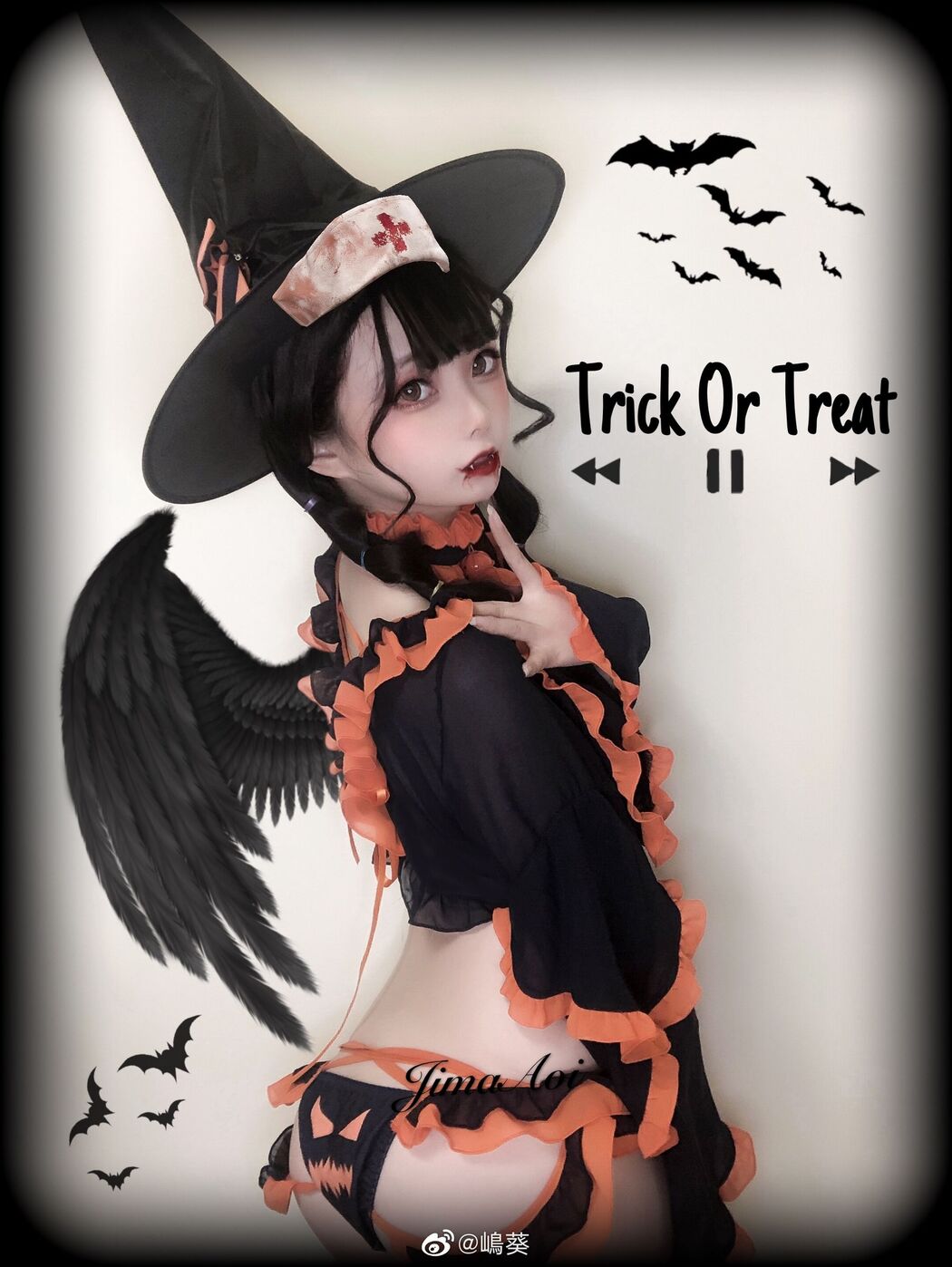 Weibo Coser Shima Aoi "Halloween Little Devil"