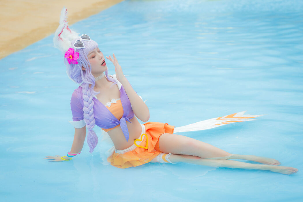 Coser Qi Guer MIKI "King of Glory, Gongsun Li Tangerine Summer"